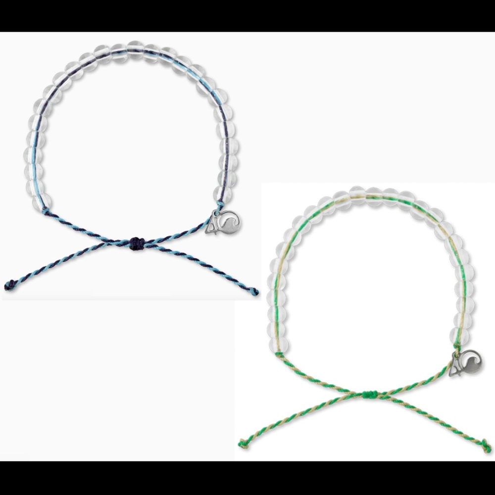 4Ocean Whale & Mangroves & Estuaries Beaded Bracelet Lot Hard Case